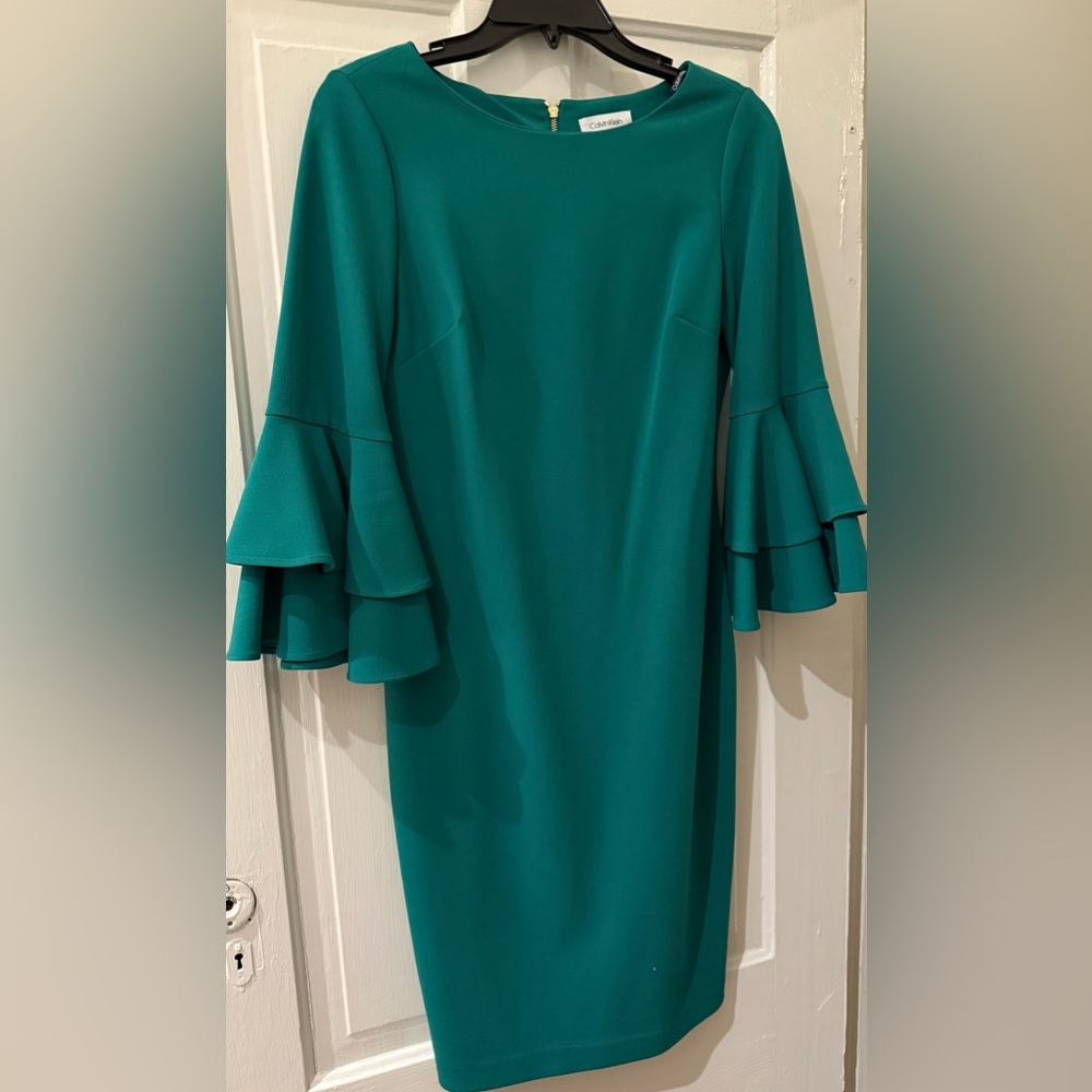 Calvin Klein green dress
